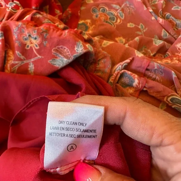 Sachin + Babi The‎ Kara Red floral Ruched Tiered Maxi Dress - Picture 11 of 14